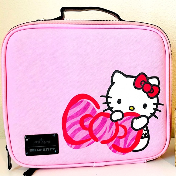 Impressions Other - 💖SOLD💖Hello Kitty Impressions Makeup Case Beauty Storage Pink